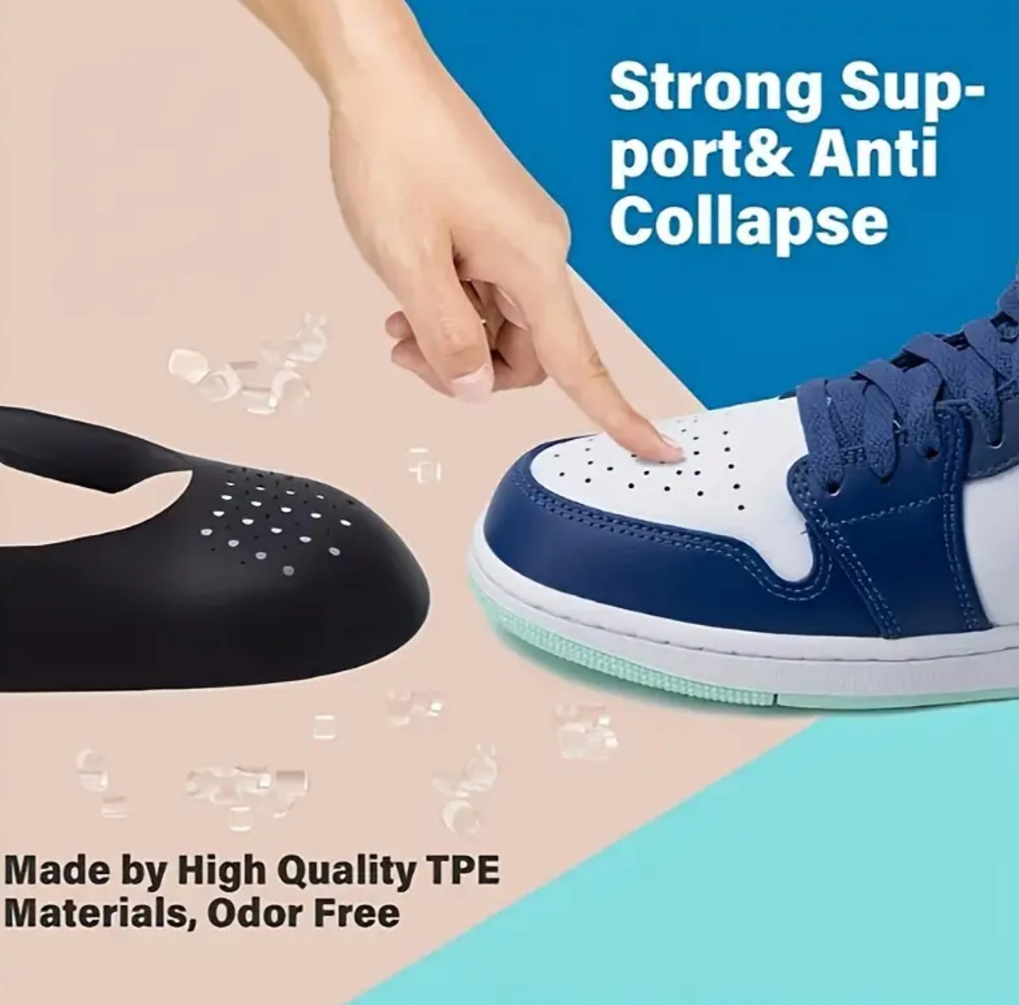 Black Crease Protectors Pair